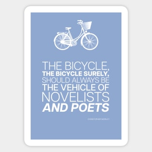 Bicycle Philosophy Design 002- Christopher Morley Sticker